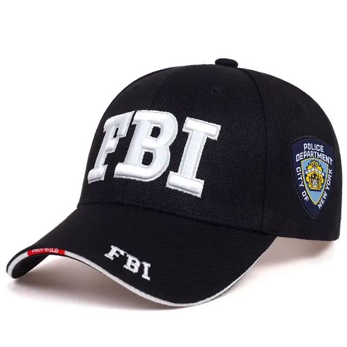 Kanye FBI mode lettres casquettes de Baseball pour hommes femmes femme mâle Sport visières casquette