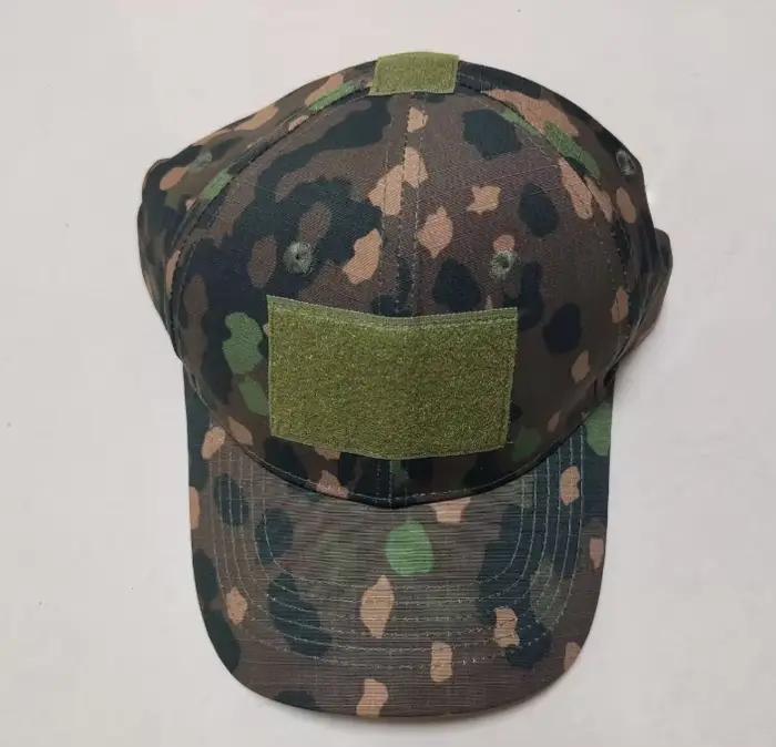 Casquette de baseball camouflage pois allemands chapeau marron