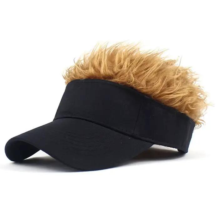 Chapeau de perruque à pointes, casquette de Baseball d'été pour hommes et femmes, chapeau avec poils