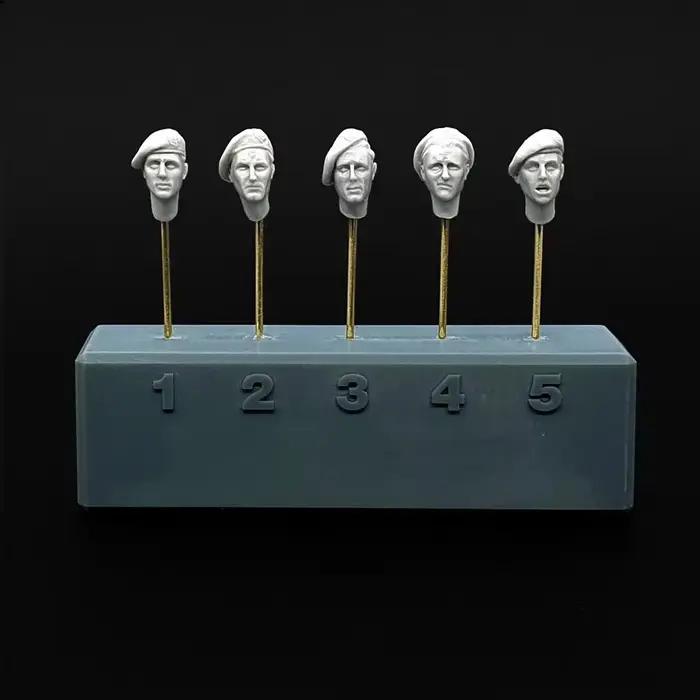 Bérets britanniques SAS ETO 1/35 (5 pièces), figurine de soldat en résine, thèmes militaires, kit no