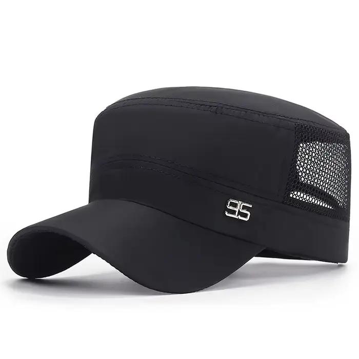 Casquette militaire à dessus plat, casquette de baseball pour homme, chapeau d'été pour homme, chape