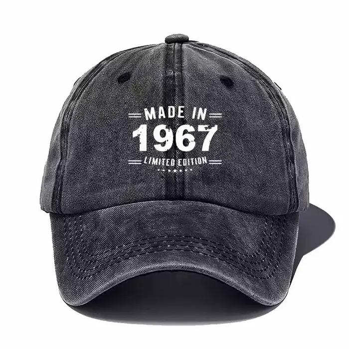 Casquette de baseball classique vintage, logo édition limitée 1967, un excellent compagnon pour les 