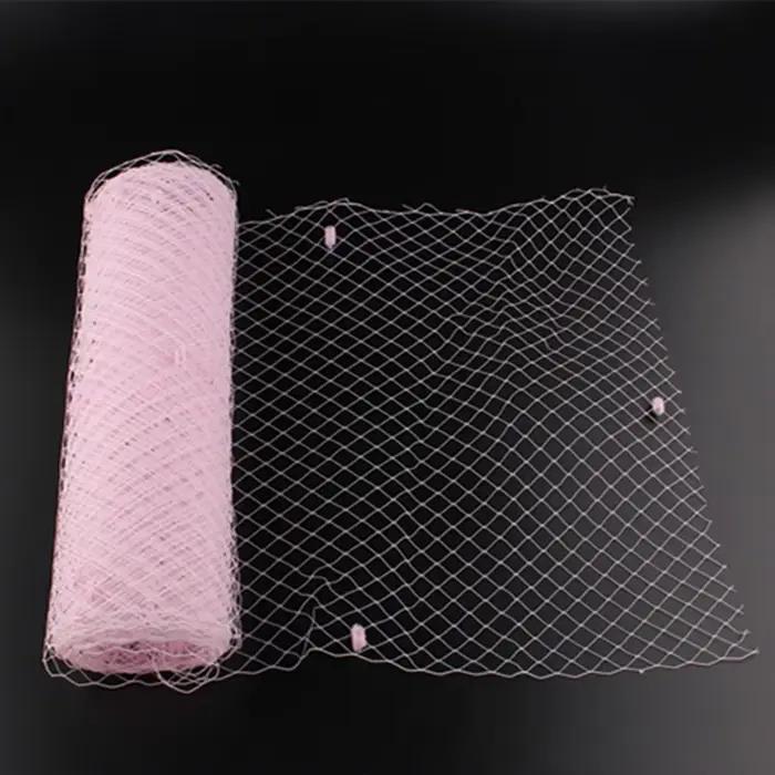 Voile de cage à oiseaux rouge vintage 10"(25CM) pour couvrir le visage, voile de chapeau de milliner