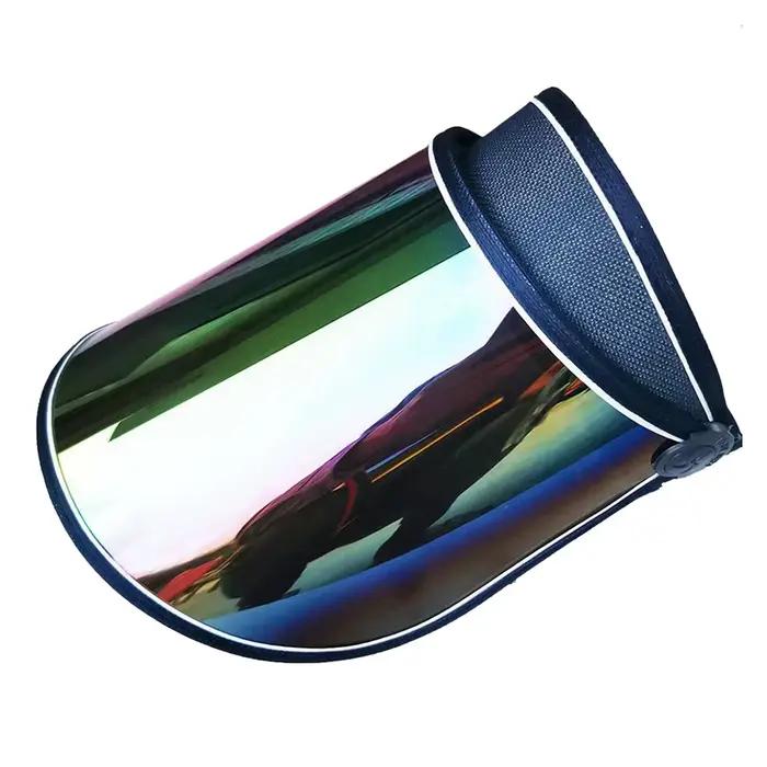 Visière à large bord anti-UV et anti-poussière pour l'été, chapeau de protection solaire réglable po