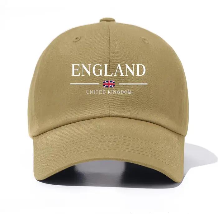 Casquette de Baseball imprimée angleterre pour adultes, chapeau de papa réglable et doux, Style rétr