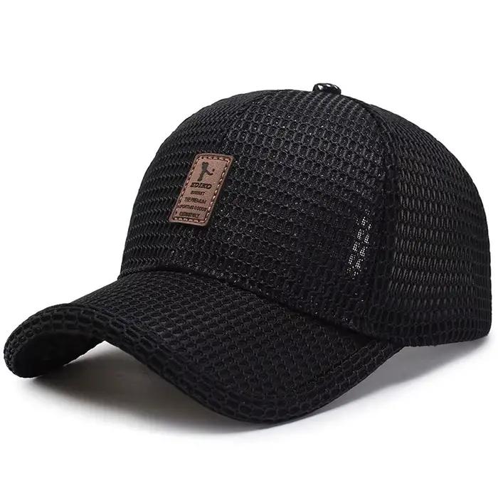 Casquette de baseball en maille pour homme, respirante, légère, essentielle pour l'été, parfaite pou