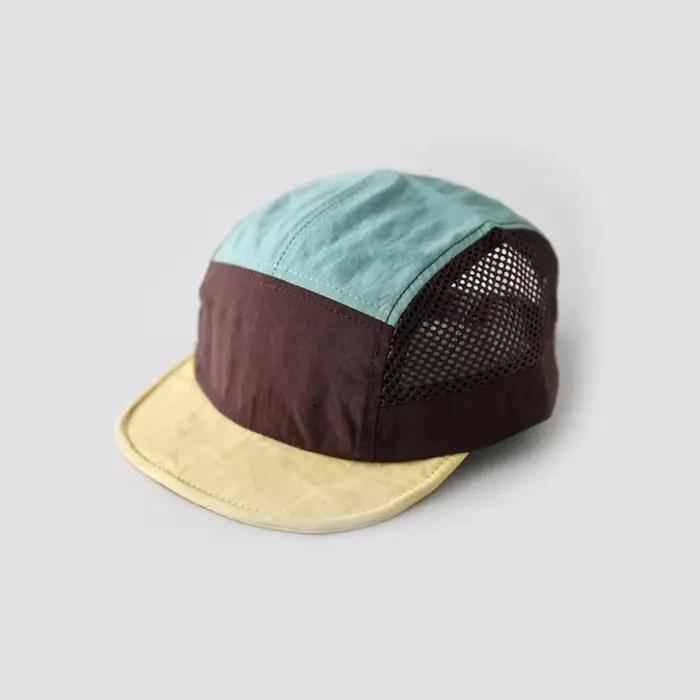Casquette rétro à bords plats, respirante et à séchage rapide, avec tissu en maille réglable, adapté