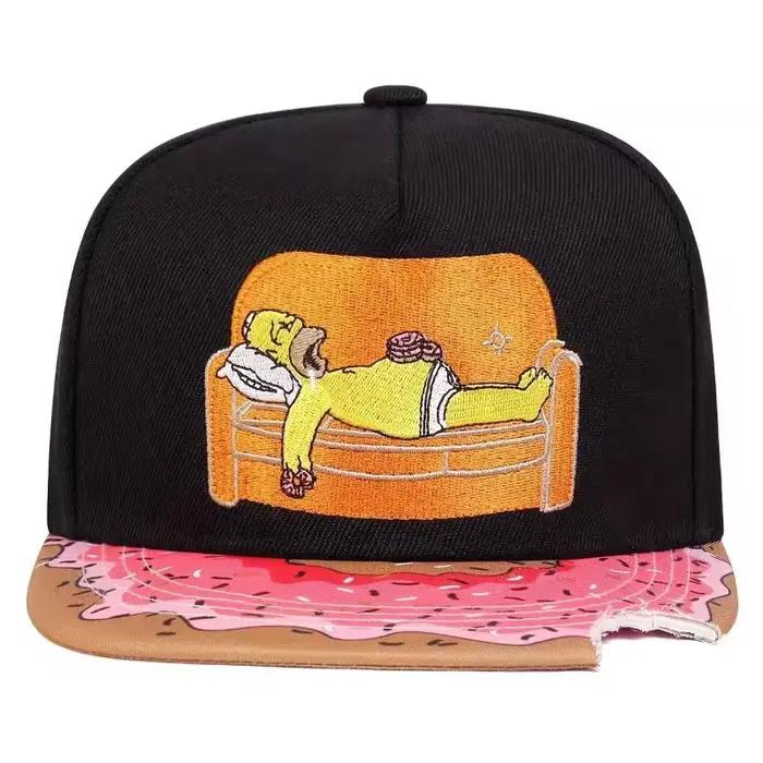 Casquette de baseball The Simpsons Homer, imprimé dessin animé de haute qualité, créative, unisexe, 