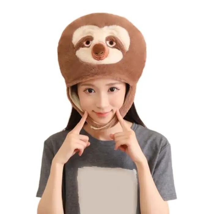 Couverture tête 39BB Accessoire costumes en peluche confortable pour les jeux rôle Parties sur le th