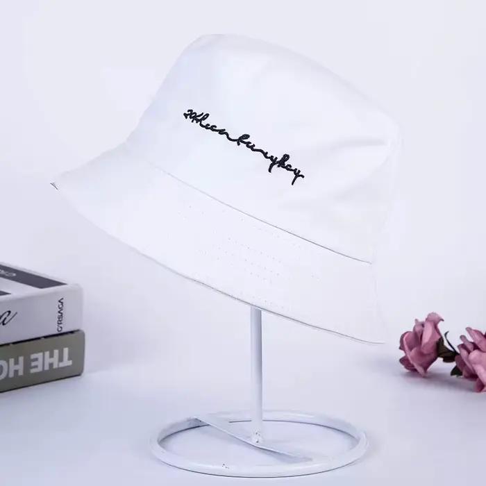 Chapeau à large bord pliable avec lettres E27 pour femme, casquette anderdécontractée, chapeau de pl