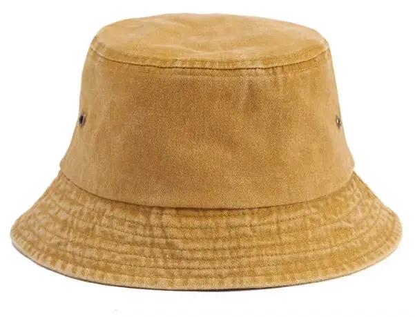 Chapeau de pêcheur rétro délavé, simple et tendance, polyvalent pour hommes et femmes, chapeau en je
