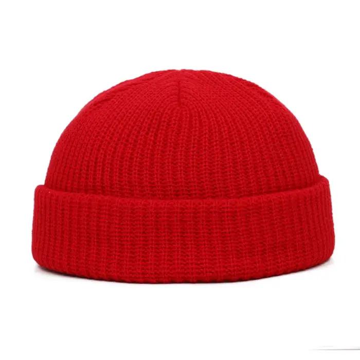 Chapeau Hip Hop décontracté à fil court pour hommes et femmes, bonnets chauds, bonnet en laine, élas