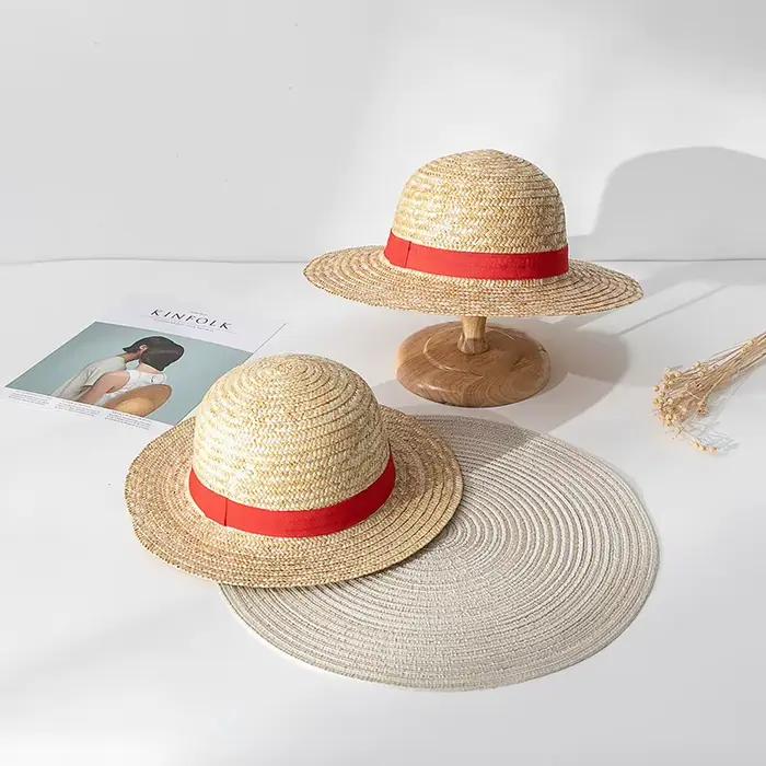Chapeau de paille Luffy pour femme, Performance, Animation, Cosplay, Accessoires de protection solai