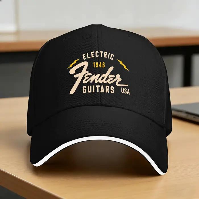 Casquette de baseball Fenders Jimi Hendrix, casquette de camionneur unisexe pour sport en plein air,
