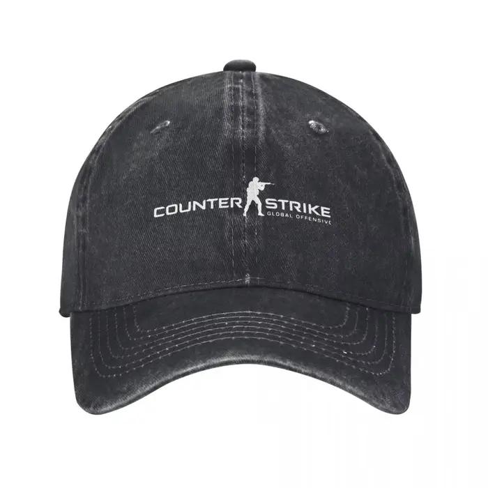 Casquette de baseball rétro Counter-Strike 2 CS Go, chapeau de soleil en denim unisexe DistMurcia, j