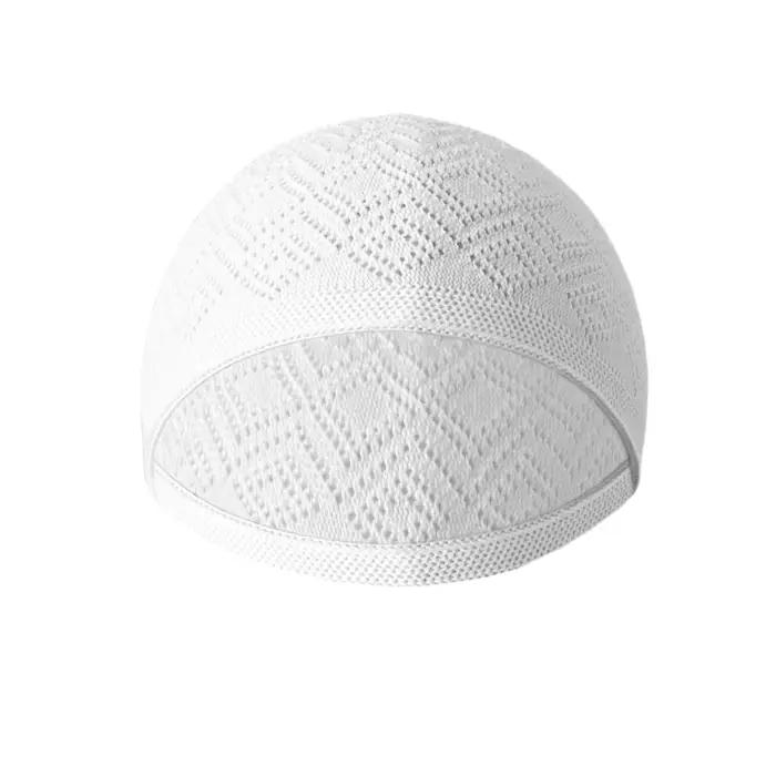 Hommes chapeaux de prière unisexe hiver chaud tricoté bonnet Islam juif inde casquettes Musulman ara