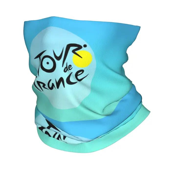 Cache-cou Bandana Tour de France TDF Personnalisé pour la Randonnée, la Course à Pied, Hommes et Fem