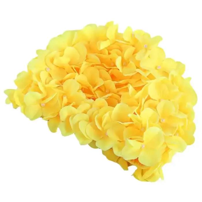 Floral femme pétale rétro bonnet de bain été mode fleur plage chapeau de bain piscine plage vacances