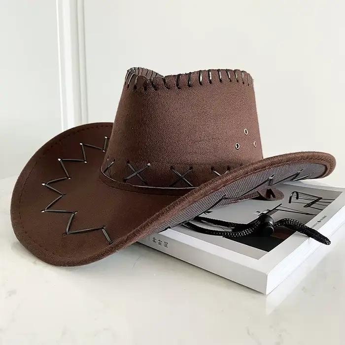 Chapeaux de Cowboy Chapeau Cowgirl Cowboy Chapeau femme mariée Chapeau Cowboy chapeaux Western Style