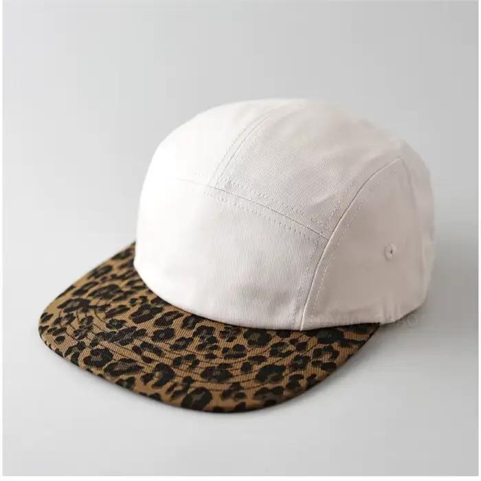 Casquette de Baseball personnalisée rétro imprimé léopard, couleur assortie, pour hommes et femmes, 