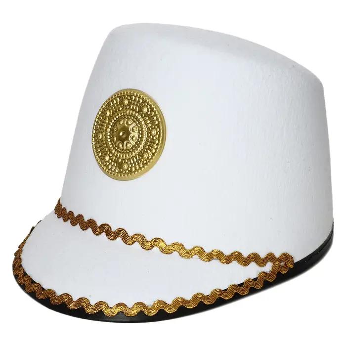 Chapeau de soldat militaire, chapeau de groupe de marche, tambour Majors, chapeau de garde de batteu