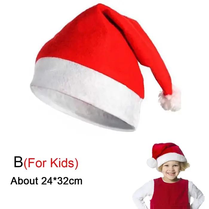 Chapeaux de noël pour adultes et enfants, cadeaux de joyeux noël, décorations pour la maison, nouvel