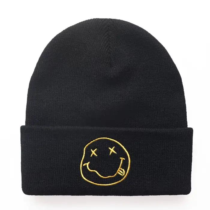 Casquettes pour hommes et femmes, chapeau tricoté brodé, casquettes de cyclisme, chapeaux tricotés c