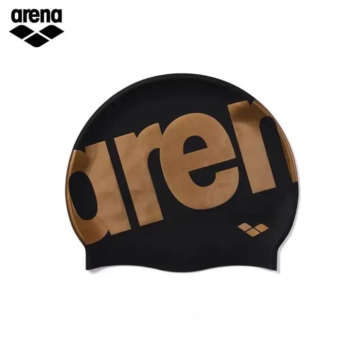 Bonnet de bain Arena en silicone pour hommes et femmes, antidérapant, imperméable, à faible résistan