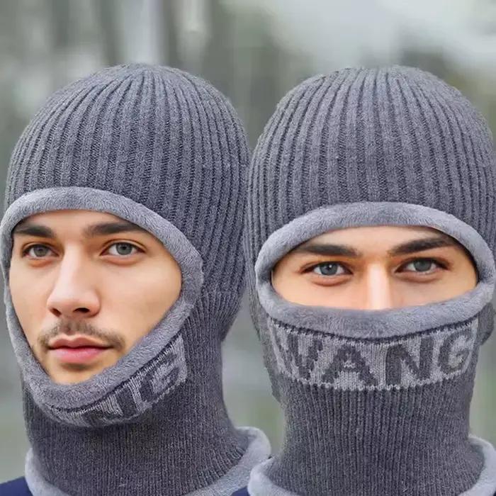 Bonnet en laine pour hommes et femmes, plus optique en velours, chaud, cyclisme, moto, équitation, p