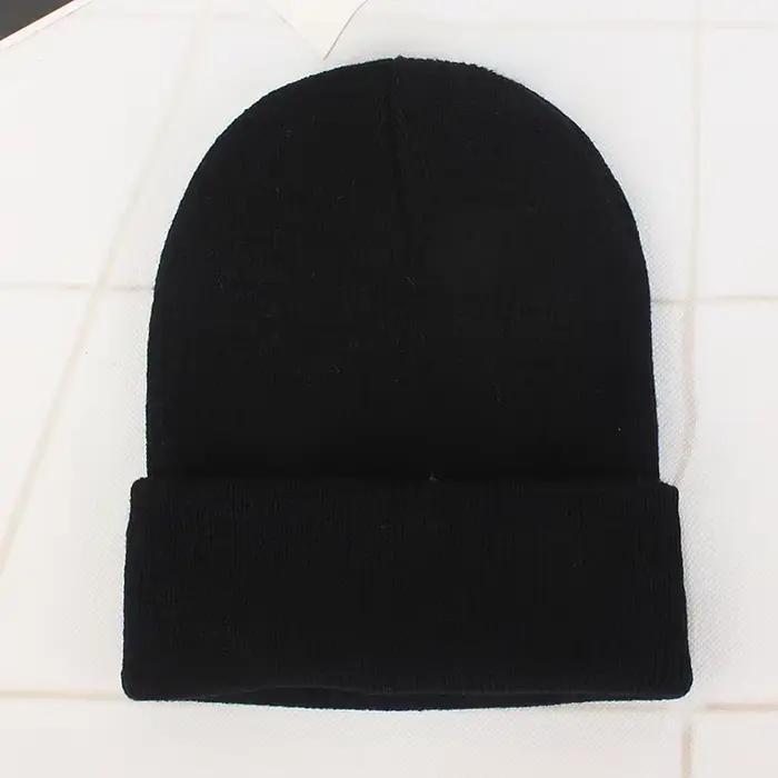 Chapeau en laine acrylique pour hommes et femmes, style européen, design mignon et tendance Kawaii, 