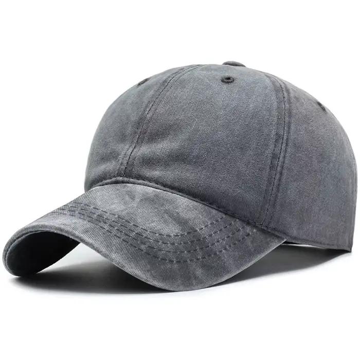 Bare Board Washed Baseball Cap, Outdoor Naked Travel Sunshade Hat, Tide Hat for Women