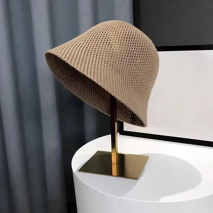 Chapeau de soleil respirant pour femme, casquette ander, mince, creux, extérieur, plage, japonais, F