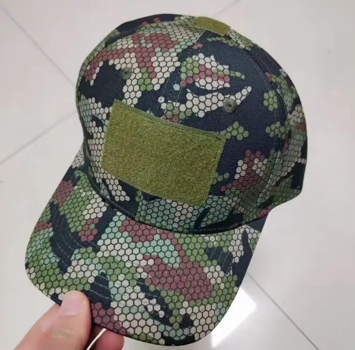 Casquette de baseball camouflage caméléon colombien verte
