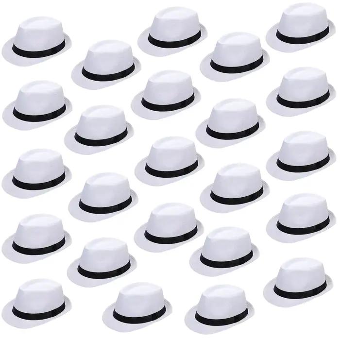 Chapeaux de paille pour hommes et femmes, 5 à 80 pièces, chapeau de soleil Panama pour l'été, la pla