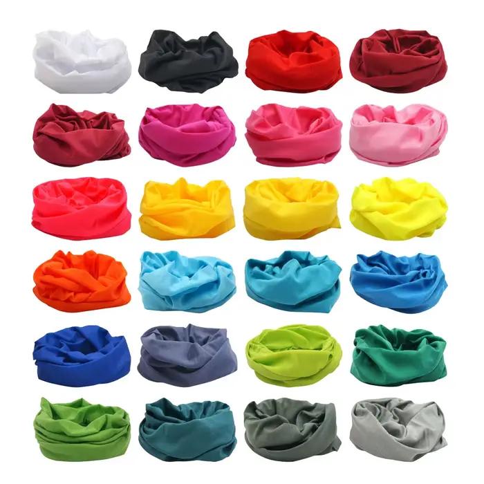 Cache-cou respirant pour hommes et femmes, anti-poussière, séchage rapide, couleur unie, foulard pou