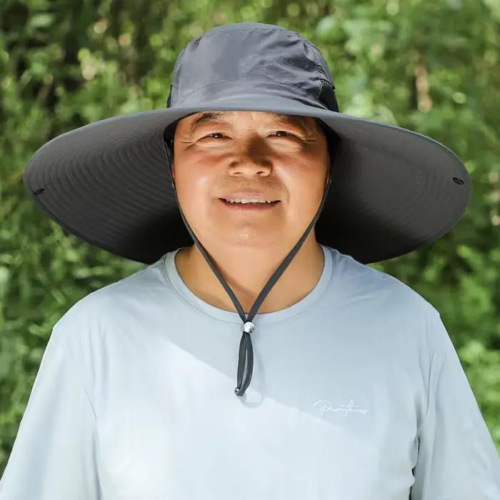 Chapeau de pêcheur à visière pour hommes, grande taille 64cm, Camouflage, Camping, pêche, plein air,