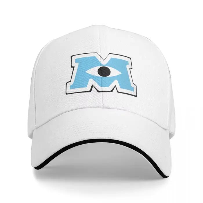 Monsters University Inc. Casquette de Baseball avec Logo M, casquette de pêche Vintage, chapeaux pou