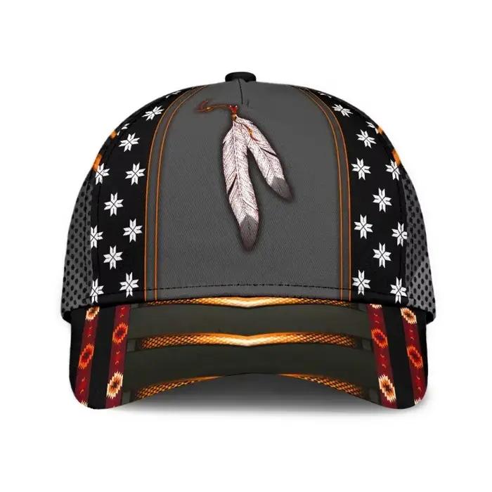Casquettes de Baseball Snapback imprimé fierté native Sports de plein air Tribal plume chapeaux Stre