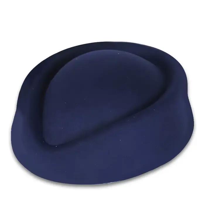 Chapeau Turban Vintage en Feutre pour Femme, Fascinator pour Église et Derby, Béret Élégant, Chapeau