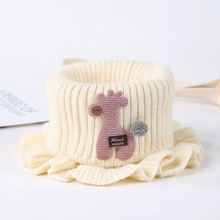Écharpe d'hiver pour bébé, chauffe-cou pour enfants, garçons et filles, moustache tricotée en laine,