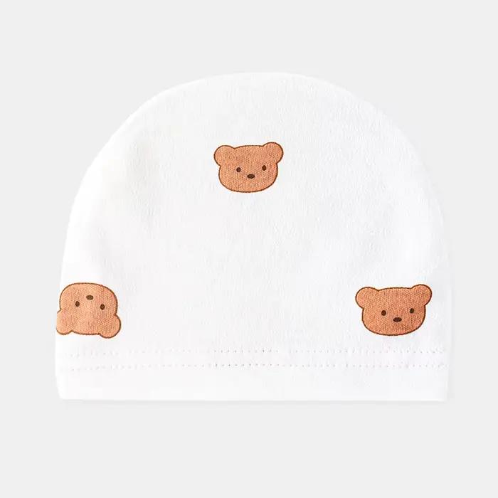 Bonnet en mousseline souple pour nouveau-né de 0 à 3 mois, bonnets pour bébé, chapeau de dessin anim