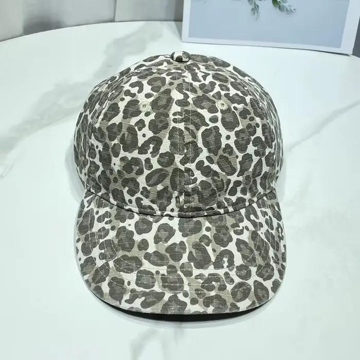 Casquettes de baseball rétro à imprimé léopard pour hommes et femmes, mode printemps et été, protect