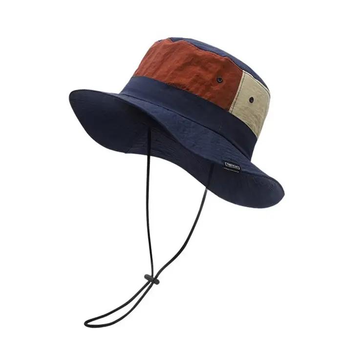 Chapeau seau Anti-UV pour hommes et femmes, chapeau de pêcheur à large bord, à séchage rapide, respi