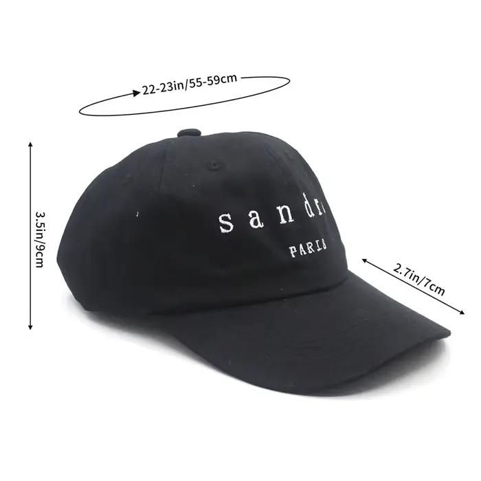 Casquette de baseball brodée « Paris » 2025, accessoires de mode d'extérieur, réglable, légère, élég