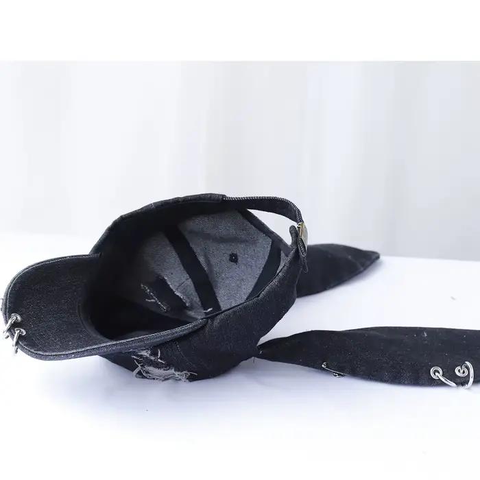 Casquette de Baseball avec oreilles de lapin longues pour filles et hommes, chapeau de Cowboy, Graff