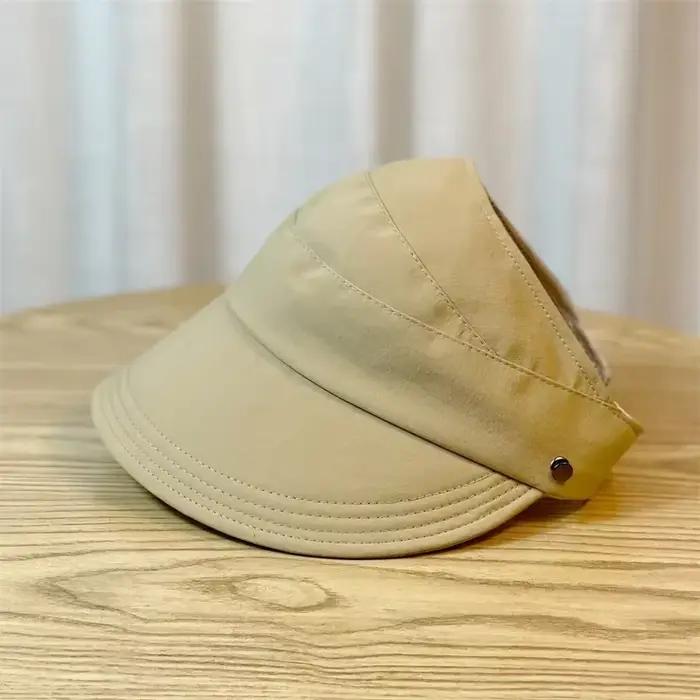 Women's Visors Fashion Sun Protection Hats Creative Face Mask Hook Design Hats New Product Summer Su