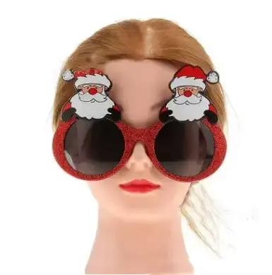 Chapeau elfe de Noël à rayures rouges et blanches, bonhomme de neige, wapiti, velours doré, version 