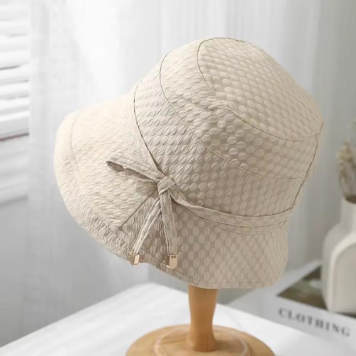 Chapeau seau pour femmes, chapeaux de printemps et d'été pour femmes, pare-soleil, voyage, vacances,