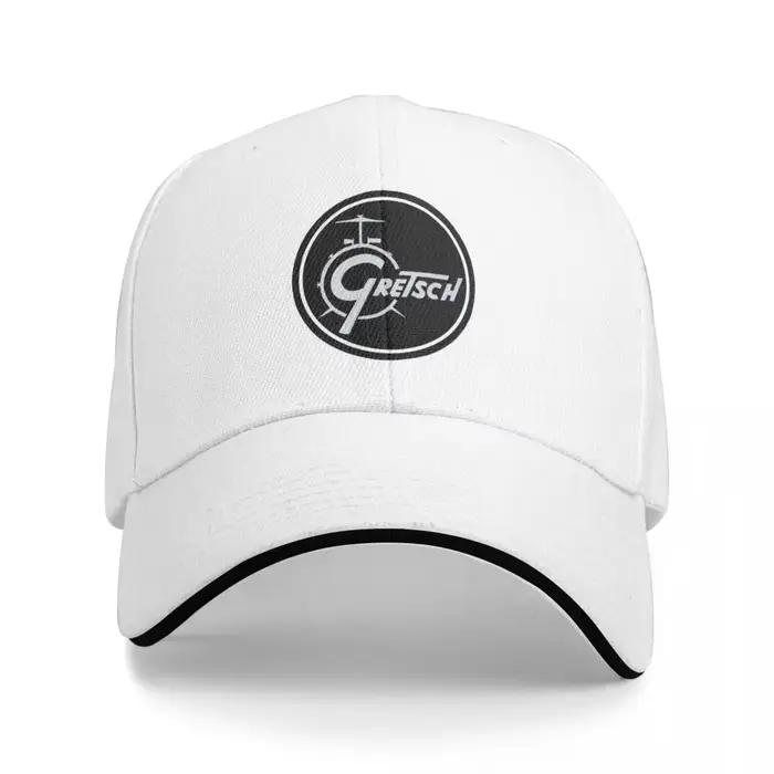 Casquette de baseball vintage Gretsch avec logo circulaire, pour homme, pour le soleil, casquette de