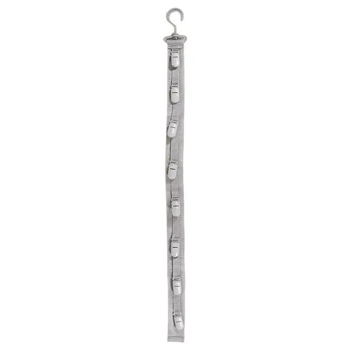 Organisateur de chapeaux avec 8 clips, crochet robuste, support de rangement pour porte de placard, 